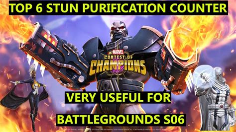 Best Champion For Counter Stun Purification Marvel Contest Of Champions Youtube