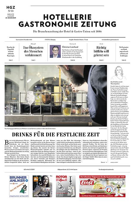 Hotellerie Gastronomie Zeitung Megatrend Gastronomie