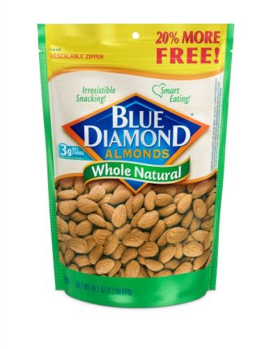 Blue Diamond Whole Natural Almonds, 19.2 oz - Kroger