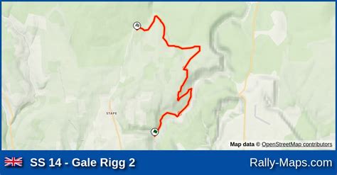 Ss 14 Gale Rigg 2 Stage Map National Breakdown Rally 1987 Brc 🌍