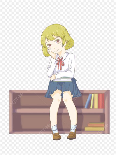 Anime Study Hard Chibi