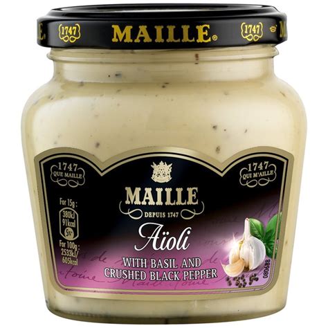 Maille Aioli Sauce 200g From Ocado