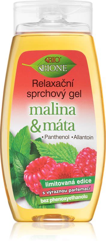 Bione Cosmetics Malina Máta Relaxing Shower Gel notino ie