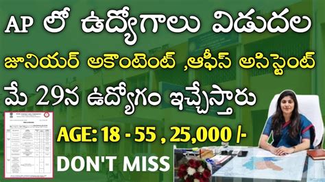 Ap లో ప్రభుత్వ ఉద్యోగాలు మే 29న ఇంటర్వ్యూ Ap Msme Recruitment 2024