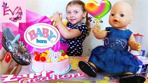 ♥ Кукла БЕБИ БОРН, ОДЕЖДА для БЕБИ БОН, Евочка Как МАМА Одевалки День ...