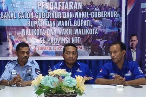 Gabriel Suku Kotan Resmi Mendaftar Sebagai Calon Bupati Lembata Dalam