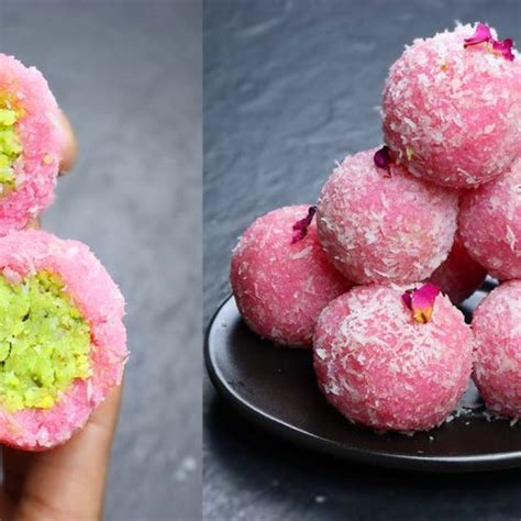 Coconut Ladoo Recipe Instant Coconut Ladoo Nariyal Ke Ladoo Recipe