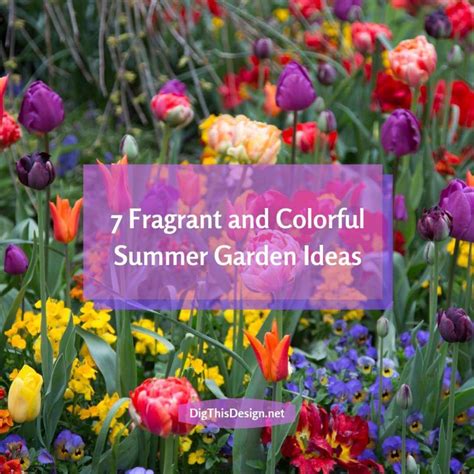 7 Fragrant And Colorful Summer Garden Ideas Dig This Design