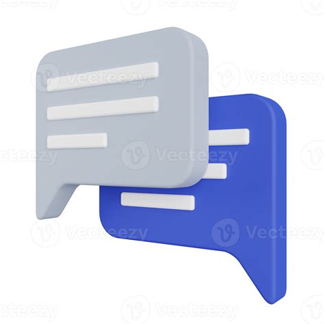 Chat 3D Illustration 10979527 PNG