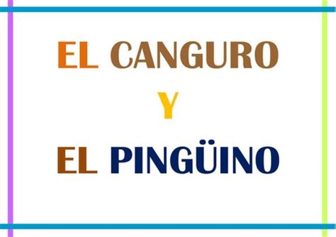 El Canguro Y El Pinguino By Jorge Vicente Issuu