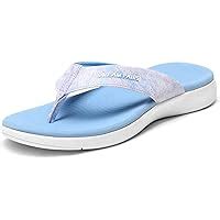 Dream Pairs Women S Arch Support Flip Flops Comfortable Soft Cushion