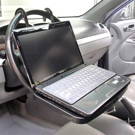 Portable Car Laptop Stand Foldable Car Back Seat Steering Wheel Mount Notbook Tray Table Food ...