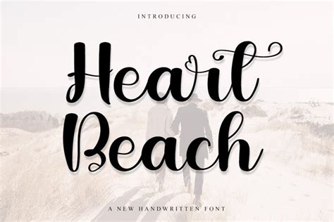 Heart Beach - New Handwritten Font