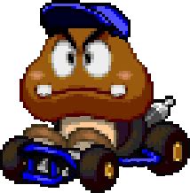 Goombario Paper Mario Sticker Goombario Paper Mario Srb2kart