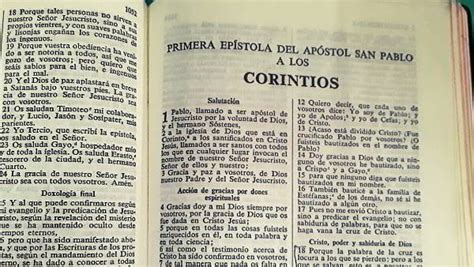 La Biblia Libro Primera Epístola a los Corintios Resumen