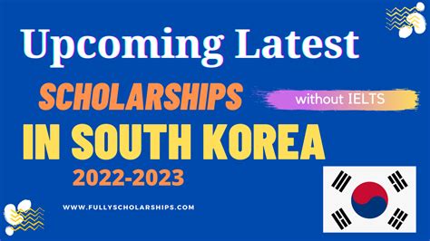 Scholarships In South Korea For International Students 2022 23 Fully