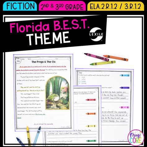 Theme 2nd And 3rd Grade Florida B E S T Ela 2r 1 2 And Ela 3 R 1 2 Cck