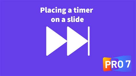 How To Add A Timer To Your Slide In Propresenter Youtube