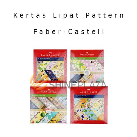 Jual Kertas Lipat Faber Castell Pattern Origami Washi Paper X