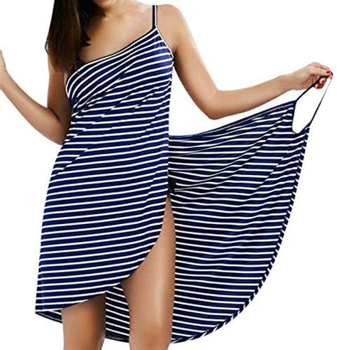 Lumisyne Strandkleider Damen Bikini Badeanz Ge Cover Ups Rmellos