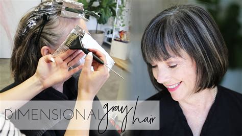 How To Add Dimension Back Into Natural Gray Hair Color Transition To