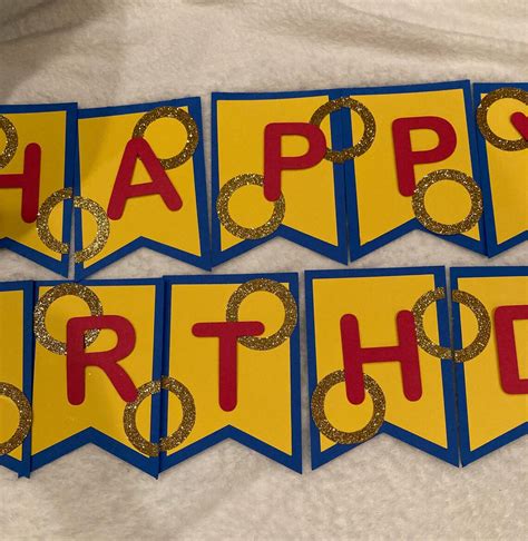 Sonic Birthday Banner | Etsy