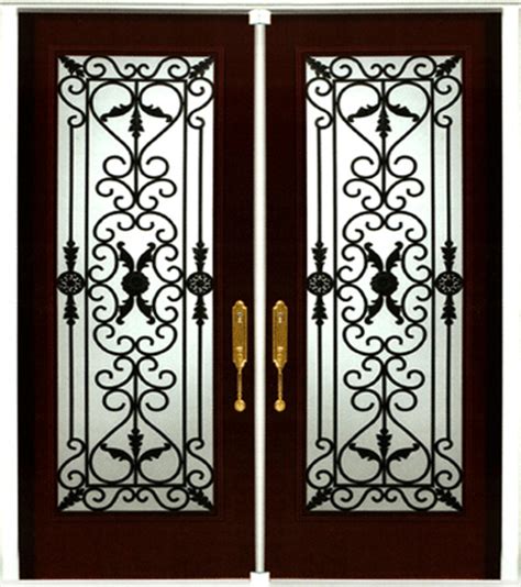 Wrought Iron Glass Door Inserts — Distinctive Glass Inserts: Wrought ...