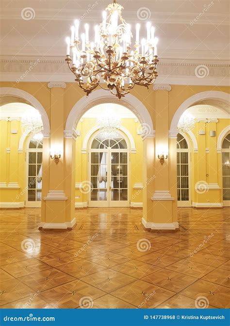 The Historic Interior of the Main Hall Stock Photo - Image of beautiful ...