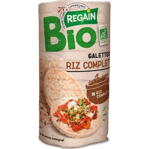 Regain Bio Galettes De Riz Complet G Courses Domicile