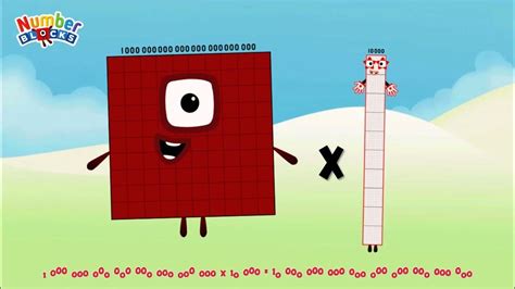 Multiplication Numberblocks 1sp 10sp X 10000 Big Numbers Multiplying Giant Numbers Colorart