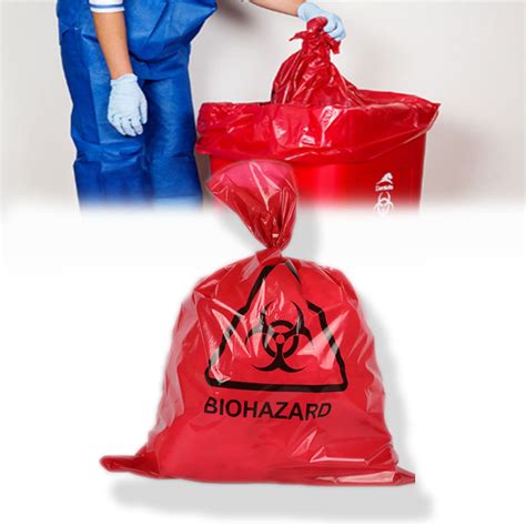 Red Biohazard Bag