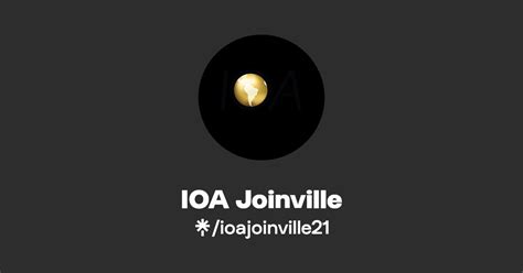 Ioa Joinville Instagram Facebook Linktree