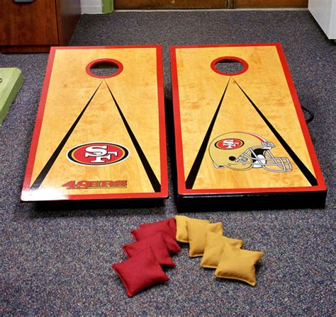 49ers Cornhole Boards Stickergiants Sticker Blog