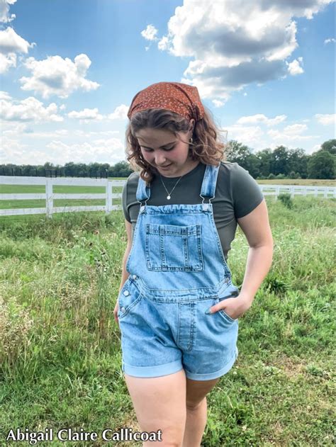 Summer Overall Shorts Outfit Idea Target Finds Abigail Claire