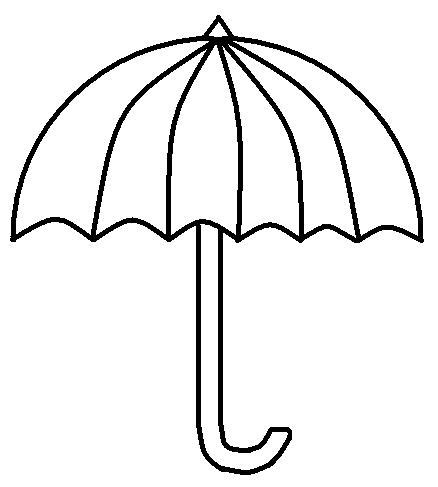Guarda Chuva Para Pintar - Desenhos para Colorir: Desenho de guarda-chuva para imprimir e pintar ...