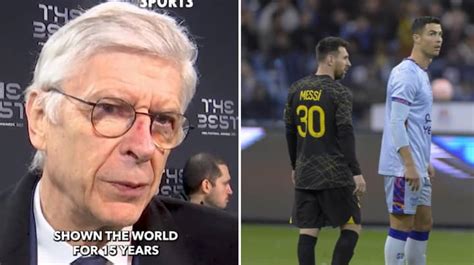 Arsène Wenger a donné la réponse ultime à la question Lionel Messi ou