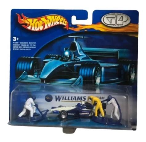 Hot Wheels Racing Grand Prix Williams F Con Pit Crew Envío gratis