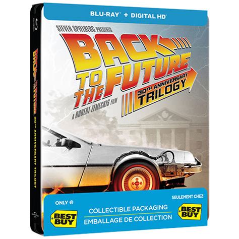 Back To The Future Trilogy Th Anniversary Blu Ray Steelbook Best