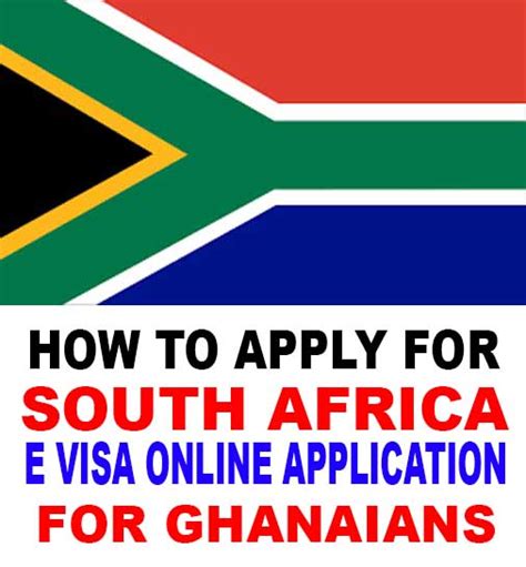 How To Apply For South African E Visa As A Ghanaian Online Ghedujob