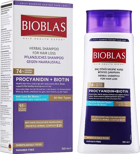 Bioblas Procyanidin Anti Stress Shampoo Shampooing à l extrait de