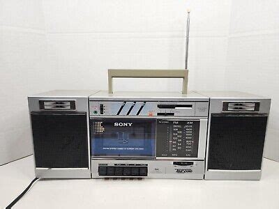 Vintage Sony Transound FM AM Stereo Cassette Recorder Boombox CFS 3000