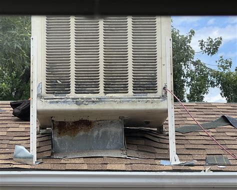 Shingles Around Swamp Cooler Rroofing