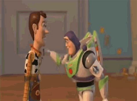 Toy Story Look GIF - ToyStory Look BuzzandWoody - Discover & Share GIFs