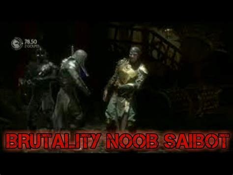 NOOB SAIBOT BRUTALITY MORTAL KOMBAT 11 YouTube