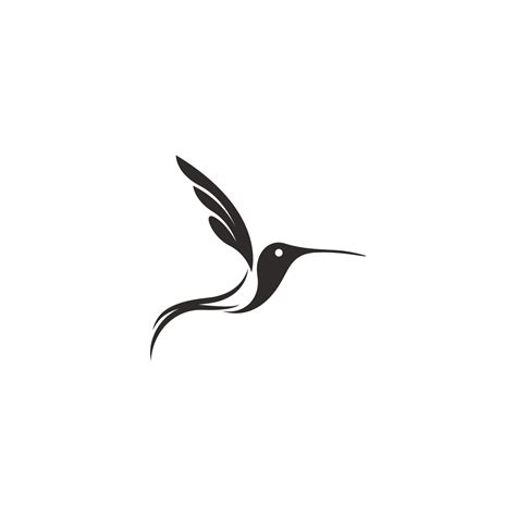 Hummingbird Icon Logo Design Vector Art At Vecteezy