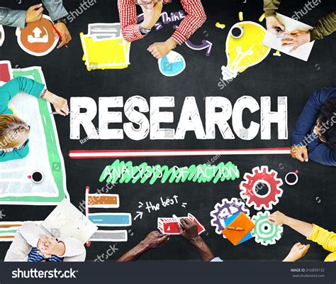 Research Exploration Facts Feedback Report Concept Stock Photo