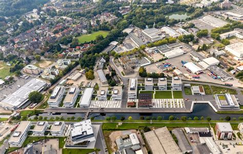 Kleve von oben Campus Gebäude der Universität Hochschule Rhein Waal