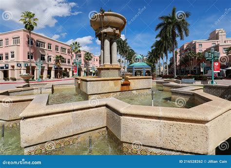 Fountain At Mizner Mall Editorial Photography Image Of Lifestyle