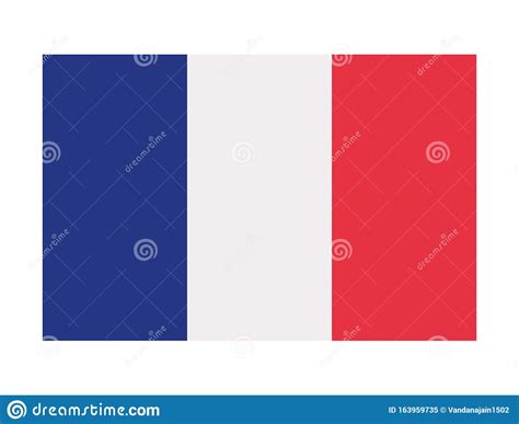 Flag Of France Vector Stock Vector Illustration Of Simply