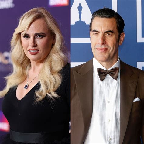 Sacha Baron Cohen Reacts To Rebel Wilson Calling Him An “a Hole”